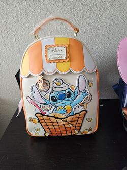 Loungefly Disney Lilo & Stitch Candy Corn Sundae Stitch Mini Backpack