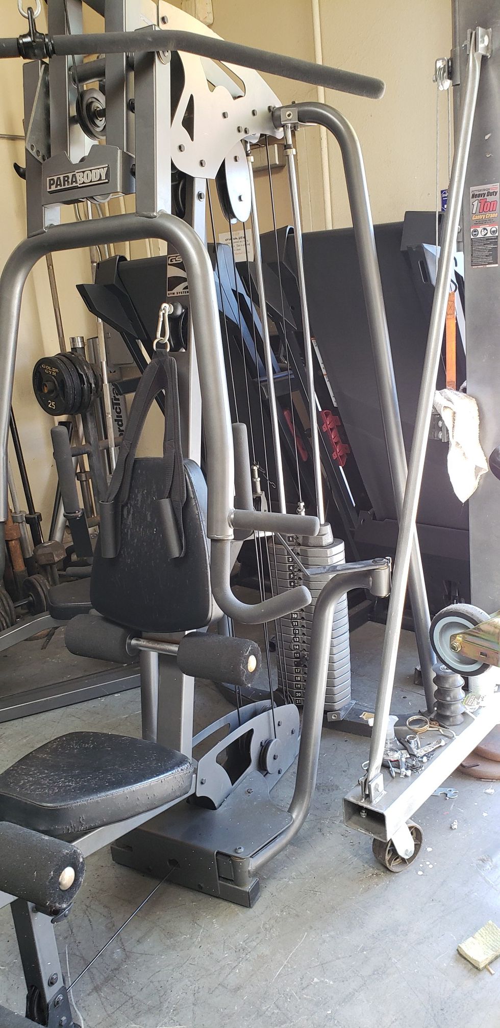 Parabody gs4 home gym with leg press for Sale in Anaheim, CA - OfferUp