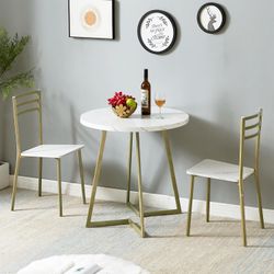 Small Round Dining Table Set For 2