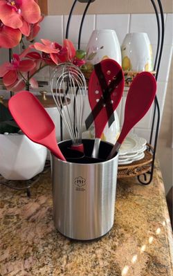 Princess House set de 4 utensils y base giratoria