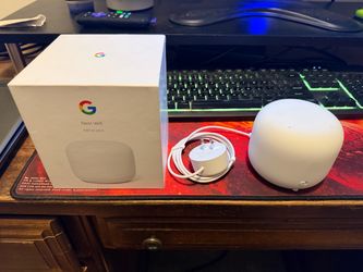 Google Nest Wifi Add-On Point with Power Adapter