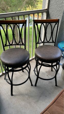 metal chairs