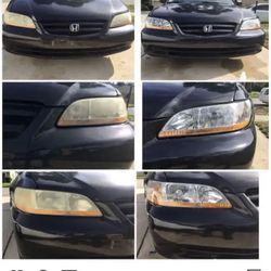 Headlight Restoration. A+ Quality 