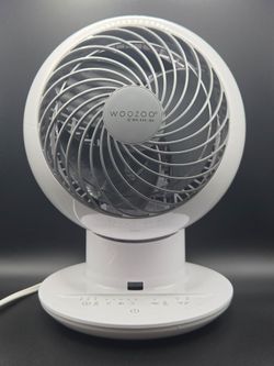 WOOZOO  Globe Fan with Remote 5-Speed Oscillating Bladeless - White