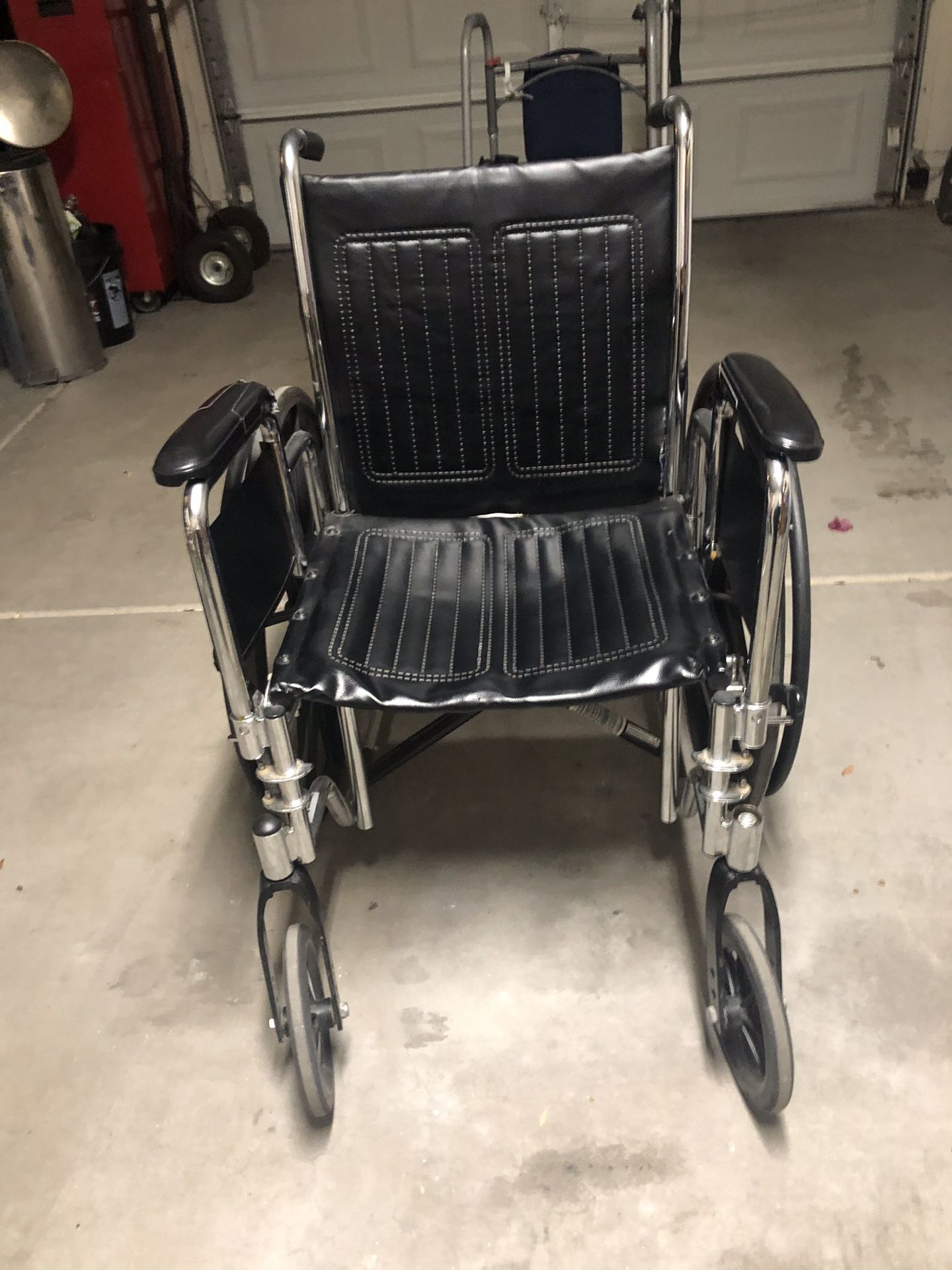 Wheelchair not the best one out there but it gets the job done. Only $25