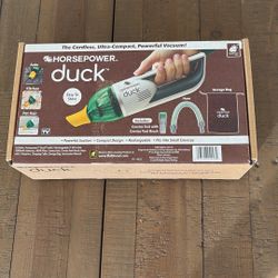 Horsepower Duck Compact Cordless Vacuum(Brand new)