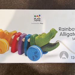 Wooden Alligator Baby Toy 