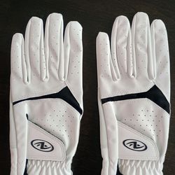 Two Large Golf Gloves