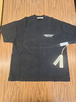 Essentials Fear of God Jet Black NWT XS