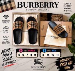 BURBERRY SLIDES