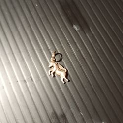 .925 Sterling Silver Unicorn Charm 