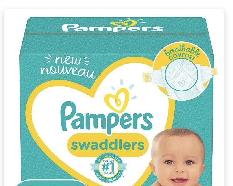 Five packs of pampers