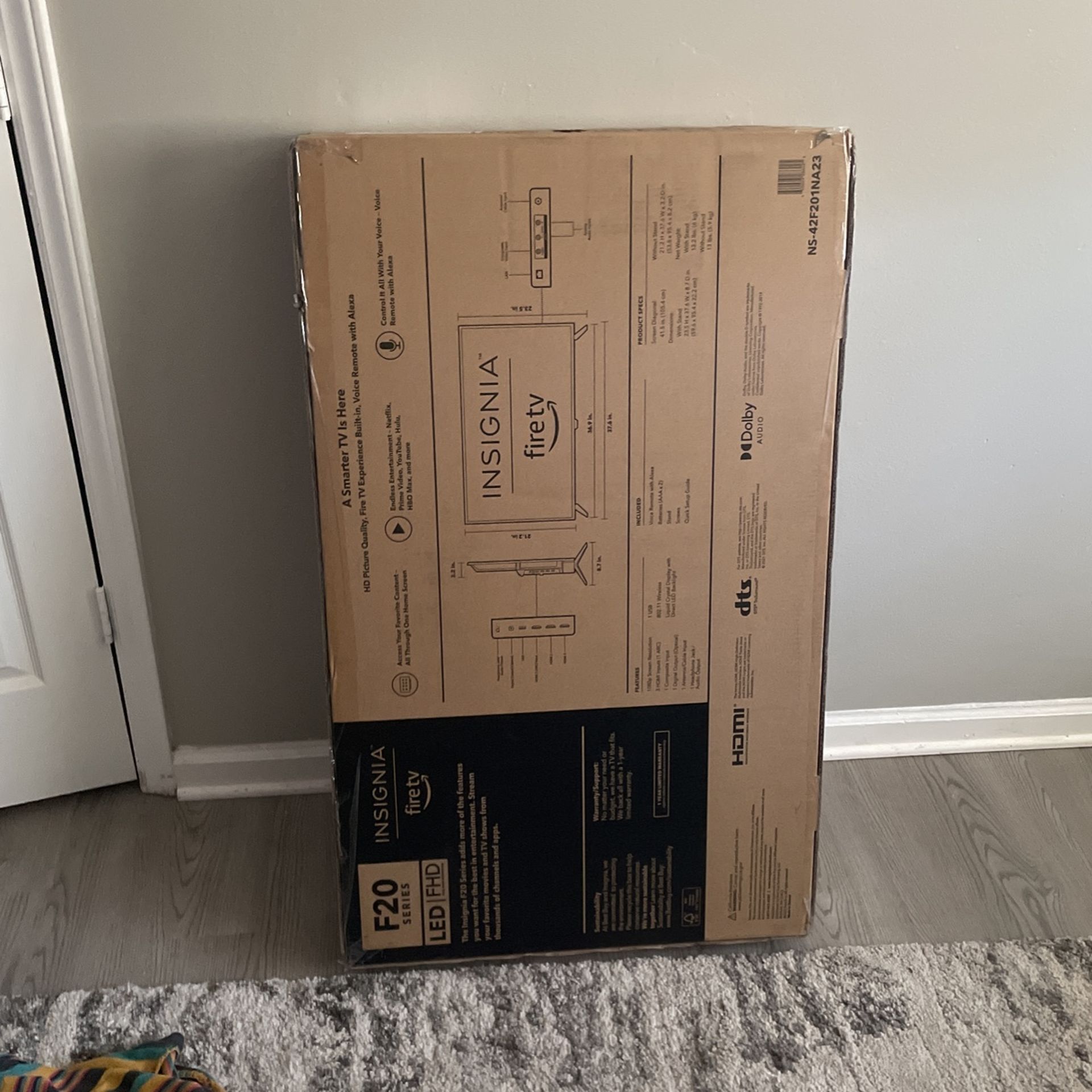 This Is A Insignia Fire Tv, Unopened, 42 Inch