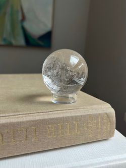 Clear Quartz Sphere ( D2” ) firm on price