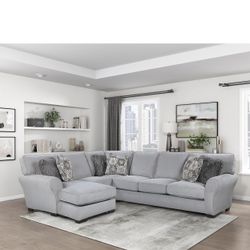 Reversible Gray Color Sectional