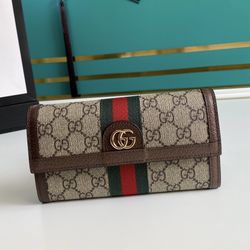 GG Ophidia Monogram Wallet