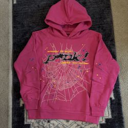 Pink Black Spider Hoodie 