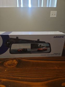 Azdome rear view mirror dash cam (brand new sealed)