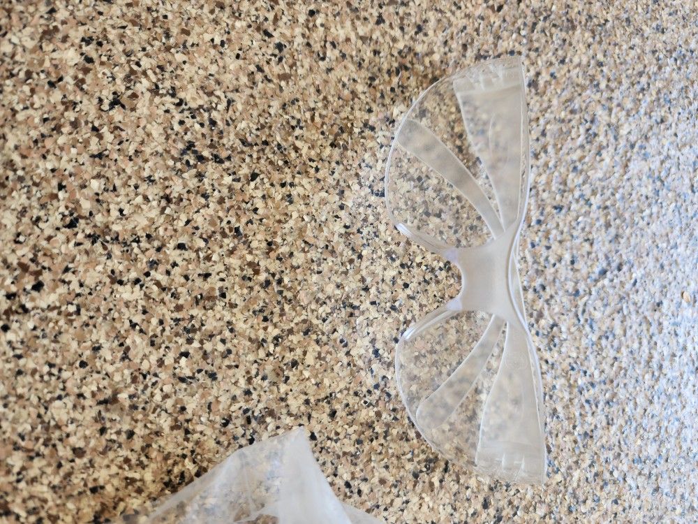 Clear Plastic Safety Glasses