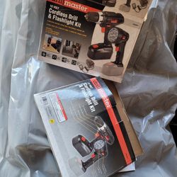 Cordless Drill And Flash Light