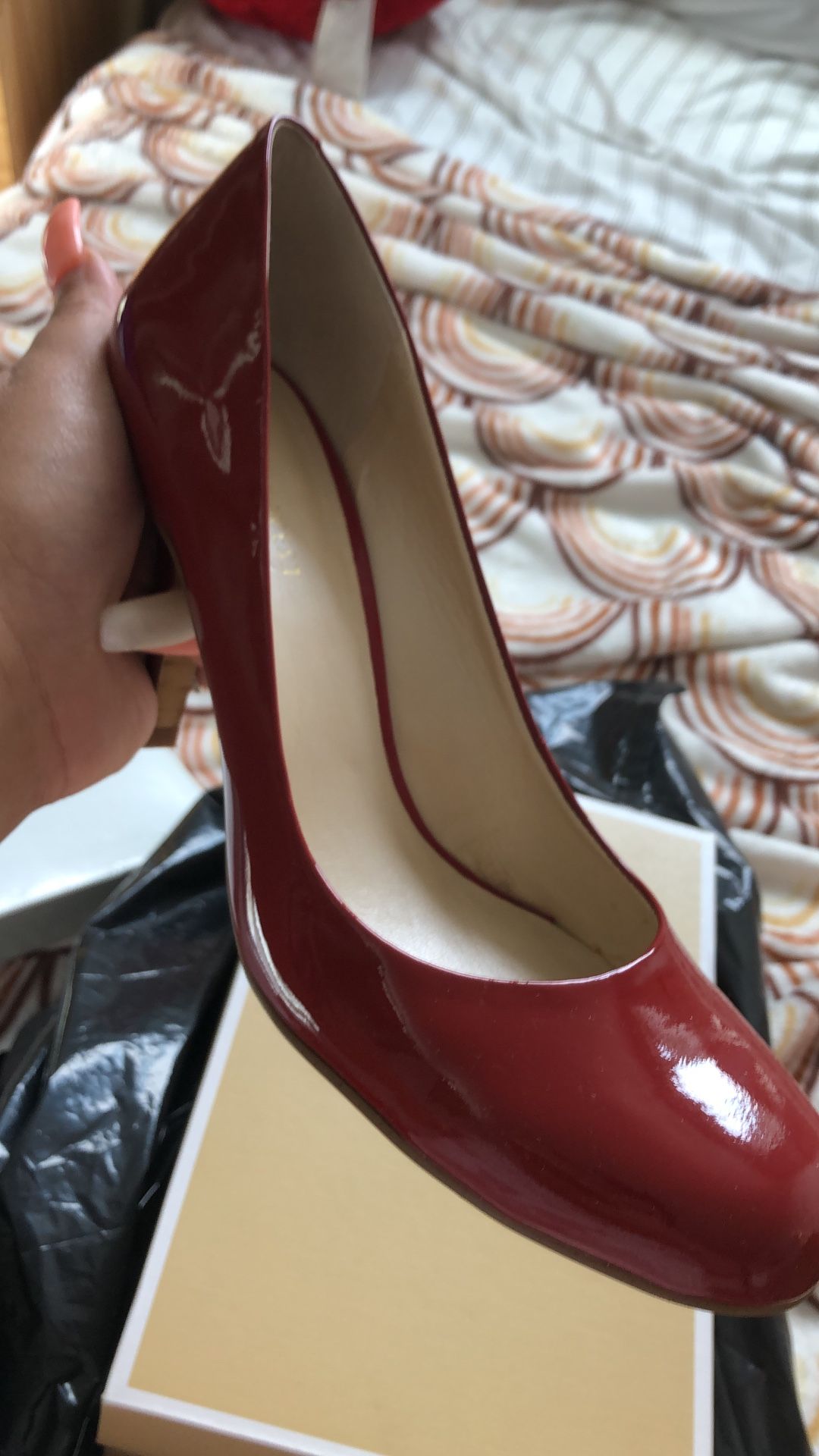 Red High Heels Size 9W