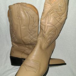 Cowboy Boots Men 12 Leather