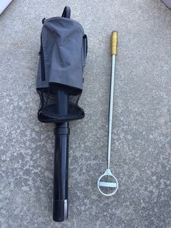 Golf Ball Retriever Set (Shag Bag + Telescopic Golf Ball Picker