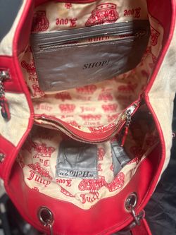 Juicy Couture Red Tote Bag