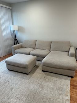 3 piece modular L shaped sofa