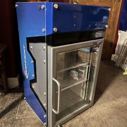 Fogel Mini Fridge With Glass Front With LED lights