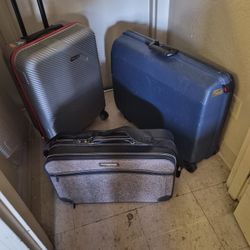 Three suitcases