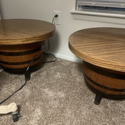 Two mini tables