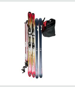 Rossignol Scratch + K2 Escape 5500 Skis Set w/ Bindings Poles & Bag