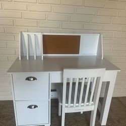 Children’s Wooden Study Desk And chair, kid craft