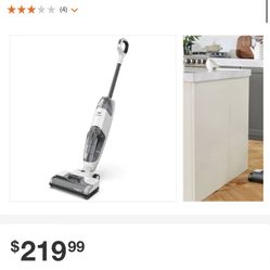 Tineco iFLOOR 2 Complete Cordless Wet Dry Vacuum Floor Cleaner and Mop, One-Step Cleaning for Hard Floors, Great for Sticky Messes and Pet Hair