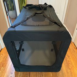 NEW  Portable 36" Soft 3-Door Foldable Dog Crate - Light Pet Travel Kennel, Carrier, Playpen
