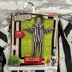 Kids Beetle Juice Costume