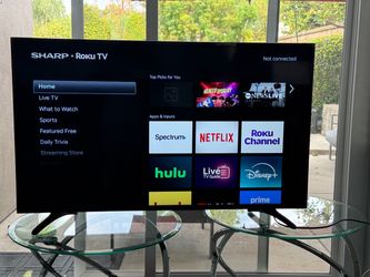 50” Sharp Roku Smart TV