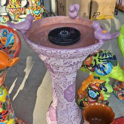 💥 Talavera Bird Bath 🐦⛲️💥