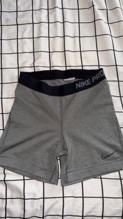 Nike Pro compression shorts in a grey size small.