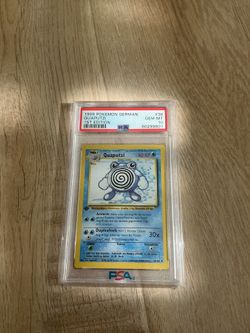 PSA GEM MT 10 Pokémon 1999 Quaputzi 1st Edition German