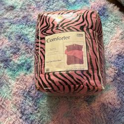 Twin King Size Tiger Comforter Blanket 