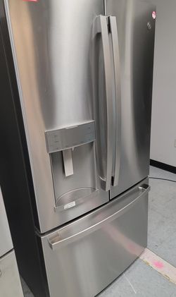GE 3 Door Stainless Steel Refrigerator
