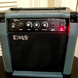 Amplifier Small RMS 20 Watt Practice Amp Very Nice Gray Vintage Leather Look Cabinet