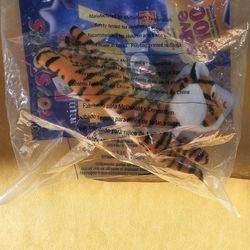 Vintage 2001 McDonalds Animal Alley #4 Sable The Tiger Toy