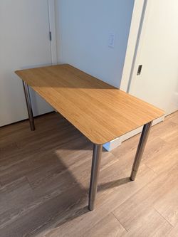IKEA HILVER Bamboo Desk/Table 55” x 25.6”