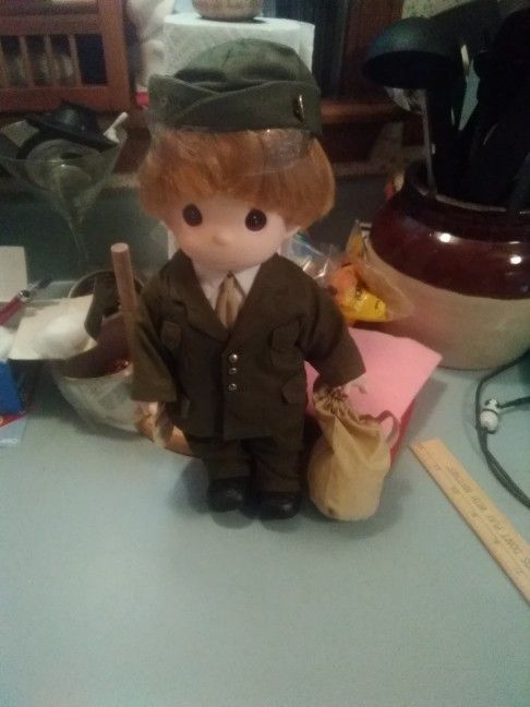 Precious Moments Army Boy