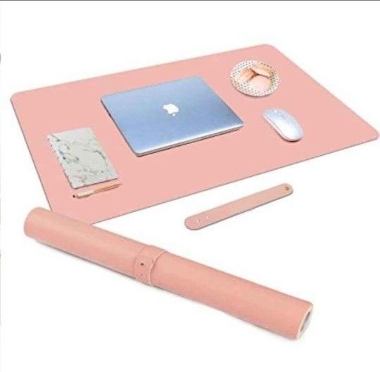 NEW! Extra Large Rose Gold/Blush Pink Office Desk Mat/Mouse Pad 16x32