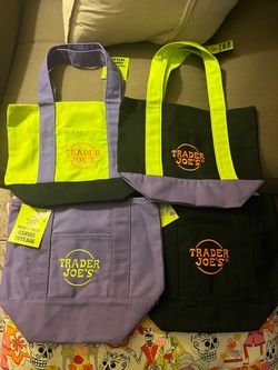 Trader Joe's Trick or Treat Canvas Tote Bags