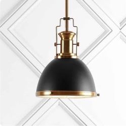 Farmhouse Pendent Light - JONATHAN Y JYL9535A 10" Modern Industrial Dome Pendant Light